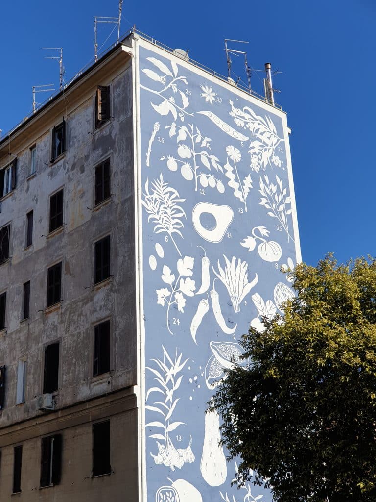 Street Art - Erbarium di Tellas a Torpignattara