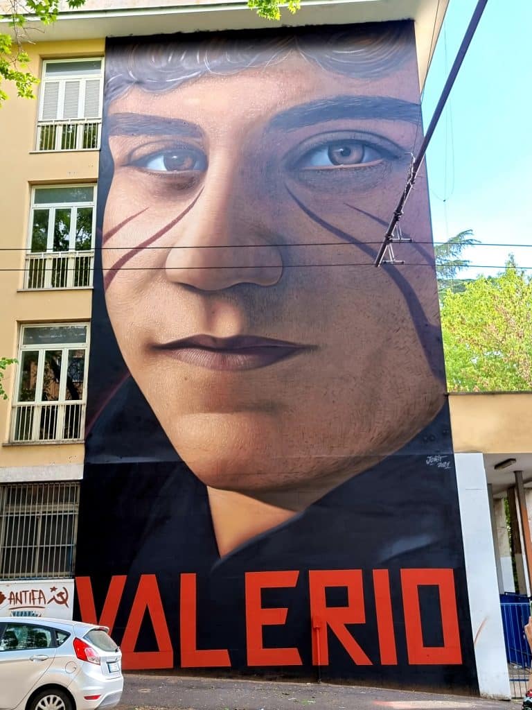 Street art - Jorit e l'omaggio a Valerio Verbano