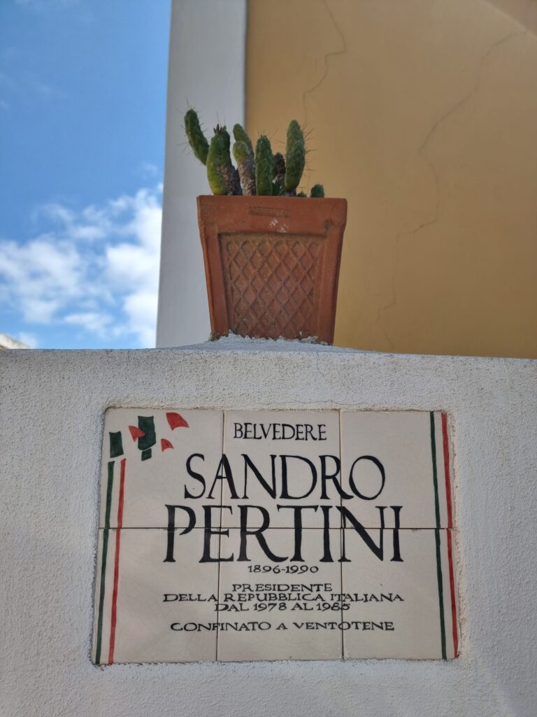 Belvedere Sandro Pertini a Ventotene