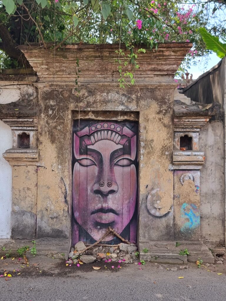 Street art a Ubud