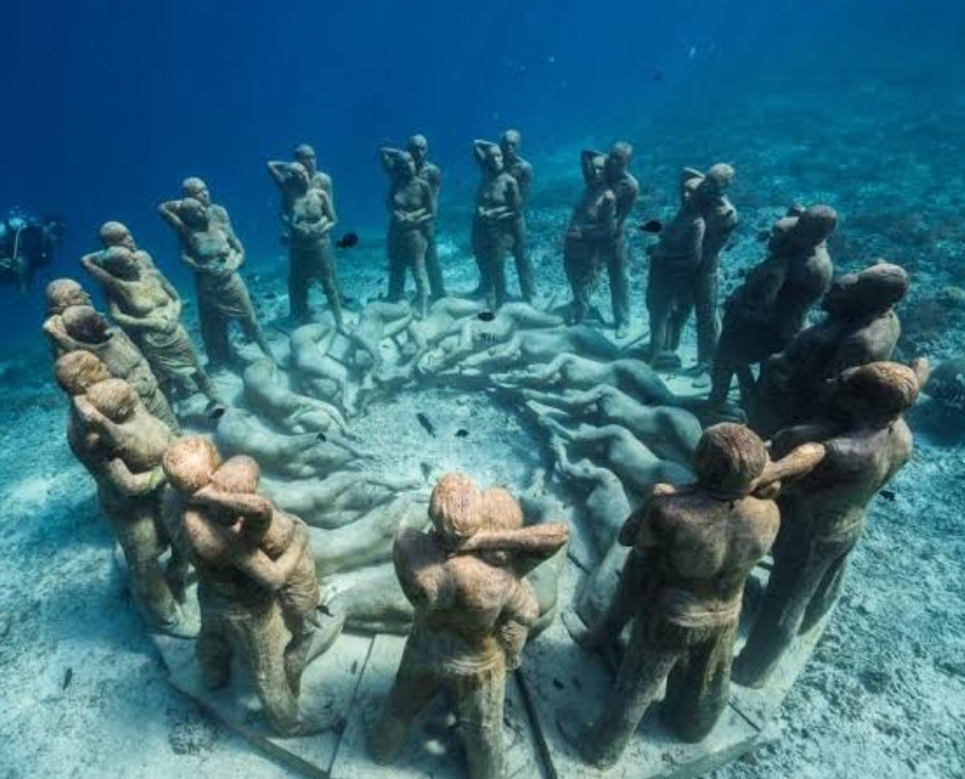 Isole Gili: le statue sottomarine di Gili Meno